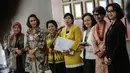 Panitia Seleksi (Pansel) calon pimpinan KPK mengumumkan perpanjangan waktu masa pendaftaran calon Pimpinan KPK di Gedung Sekretariat Negara, Jakarta, Selasa (23/6/2015). (Liputan6.com/Faizal Fanani)