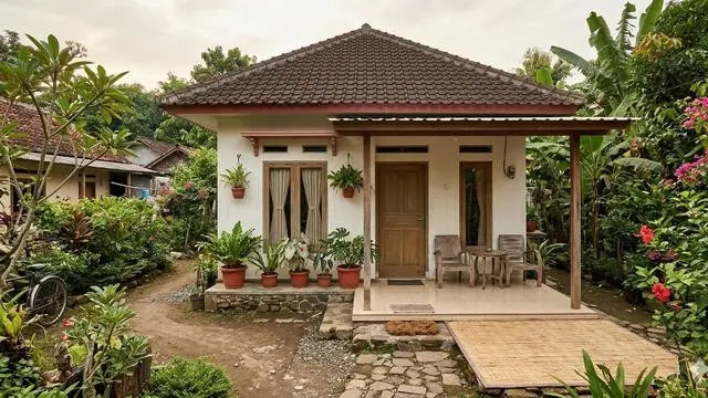 Model Rumah 5x8 Sederhana Biaya Murah Cocok untuk Desa/Gemini AI