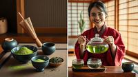 matcha sama green tea apa bedanya ©Ilustrasi dibuat AI