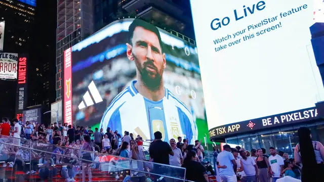 Suporter Argentina Berpesta Sambut Lolosnya Lionel Messi dkk ke Final Copa America Conmebol 2024