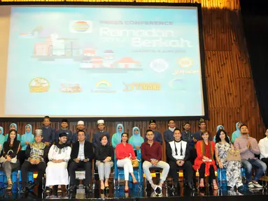 Direksi dan para pendukung acara Indosiar. (Liputan6.com/Panji Diksana)