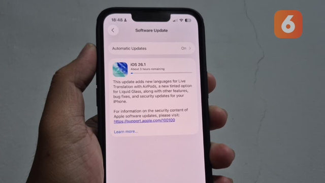 2. Apple Rilis iOS 26.1 hingga iPadOS 26.1, Ini Fitur Baru dan Cara Update di iPhone Kamu