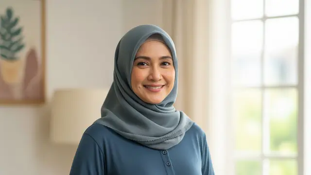 Gamis Santai Ibu Rumah Tangga 50 Tahun