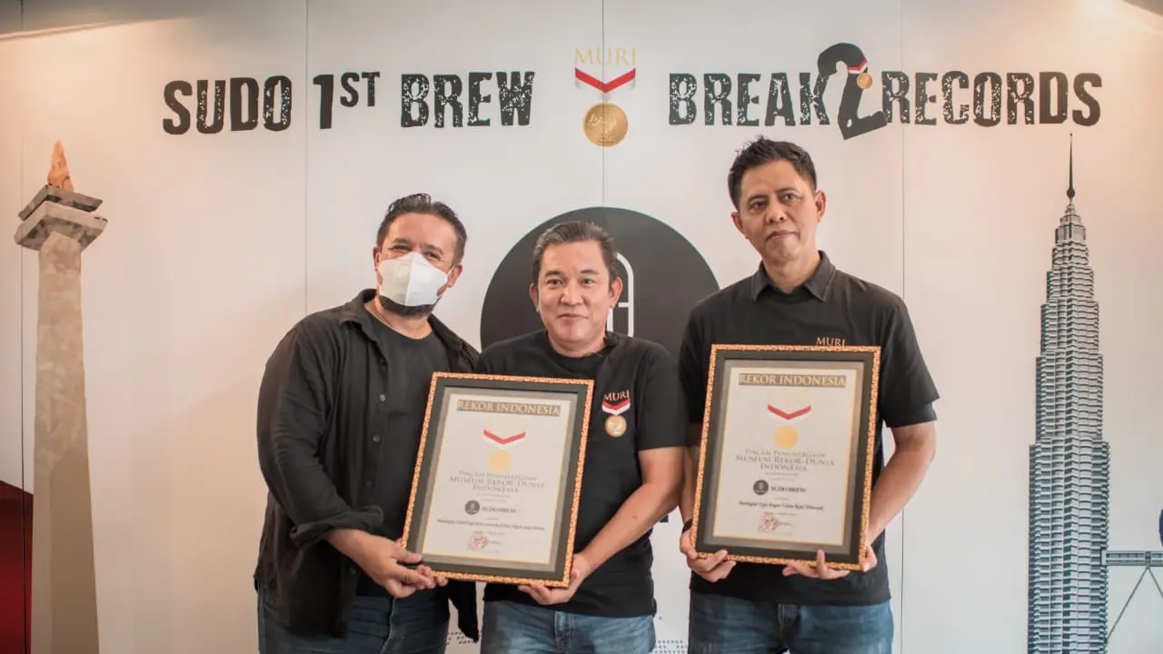 Sudo Brew Raih 2 Rekor MURI