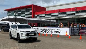 New Mitsubishi Pajero Sport tipe Dakar menjadi unit test drive di IIMS 2025. (Liputan6.com/Septian Pamungkas)