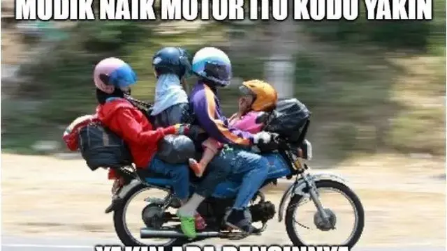 10 Meme Nyeleneh Momen yang Terjadi Waktu Mudik Lebaran Kocak Banget