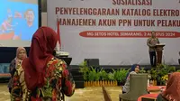 Kepala LKPP RI Hendrar Prihadi dorong pelaku usaha di Semarang manfaatkan E-katalog. Foto: Liputan6.com/ Felek Wahyu