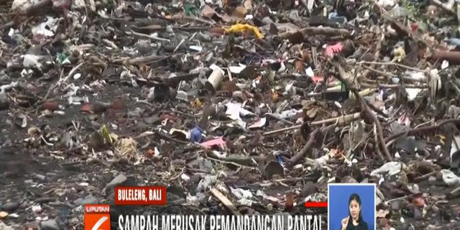 Sampah Menumpuk, Wajah Pesisir Singaraja Bali Tak Lagi Indah