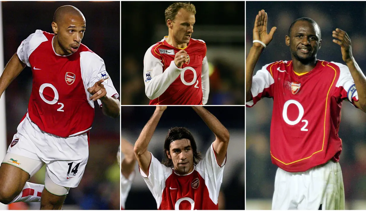 Berikut ini adalah para pemain bintang sekaligus andalan Arsenal era Arsene Wenger.