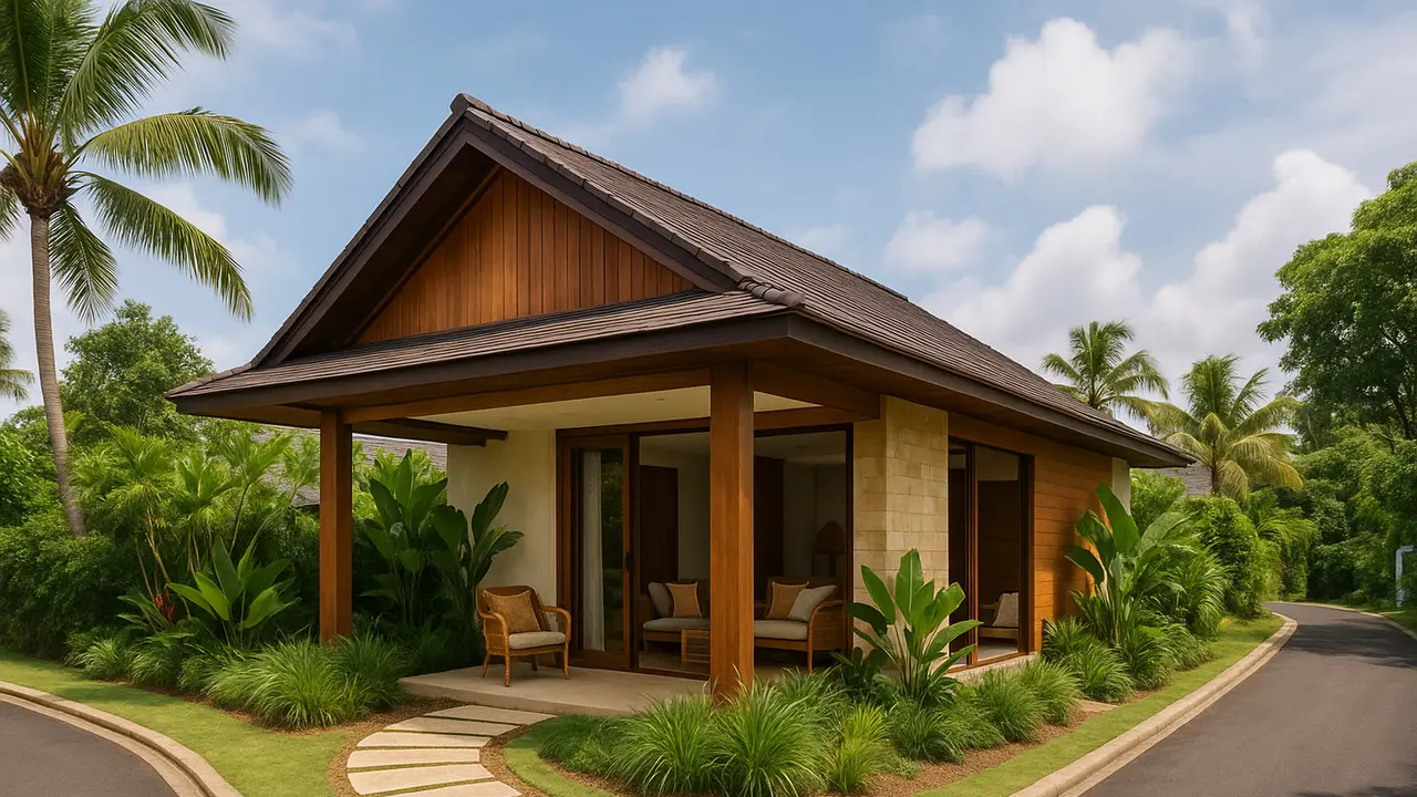 Rumah Tusuk Sate yang Estetik dan Nyaman (Foto: ChatGPT)