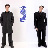 Mulai dari Bright Vachirawit, Afghan, hingga Jefri Nichol, berikut gaya seleb pria di acara Burberry Outerwear 2024. [Fimela/Daniel Kampua].
