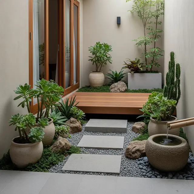 Model Teras Rumah Ala Jepang Minimalis dengan Sentuhan Hijau yang Bebas dari Ular