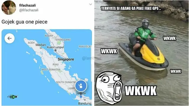 Seringkali, peta yang menunjukkan lokasi pengemudi mengalami kesalahan yang mengejutkan pengguna.