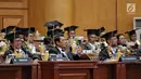 Kepala Staf Kepresidenan Moeldoko saat menghadiri wisuda Universitas Terbuka, Pondok Cabe, Tangerang Selatan, Selasa (3/7). (Liputan6.com/Faizal Fanani)