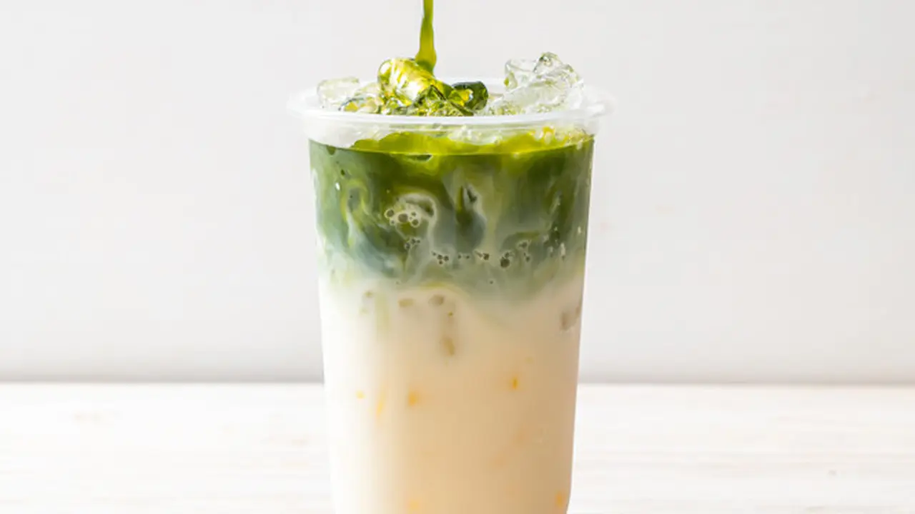 resep susu rasa pandan matcha