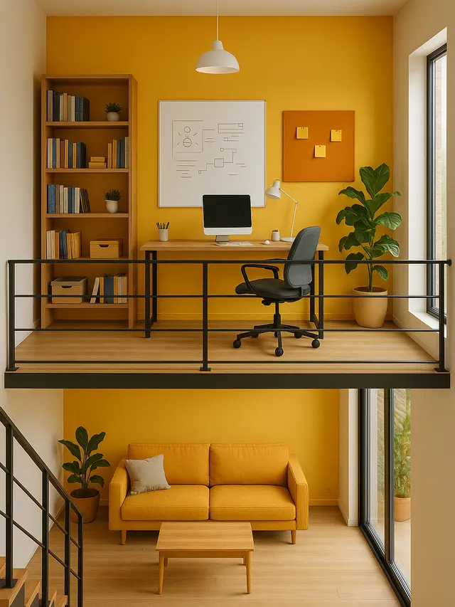 Model Rumah Mezzanine 6x10 (Image by ChatGPT)
