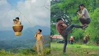 6 Editan Foto 2 Sahabat Pegang Kamera Ini Nyeleneh, Kocak (IG/motretsukaid)