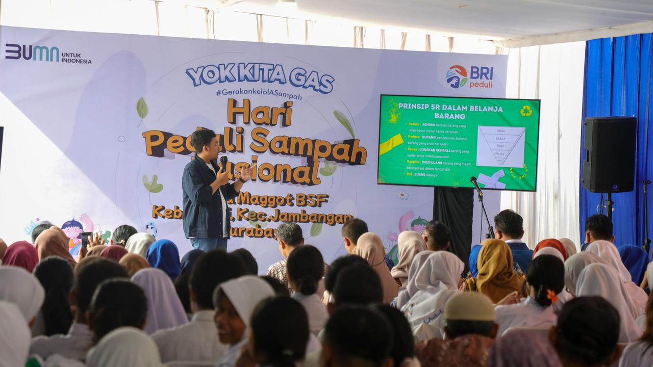 BRI Edukasi Pengelolaan Sampah untuk Jaga Lingkungan lewat Program ‘BRI Peduli Yok Kita Gas’