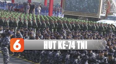 HUT TNI ini juga diwarnai parade defile, terjun bebas sampai atraksi pesawat jupiter yang membuat penonton takjub.