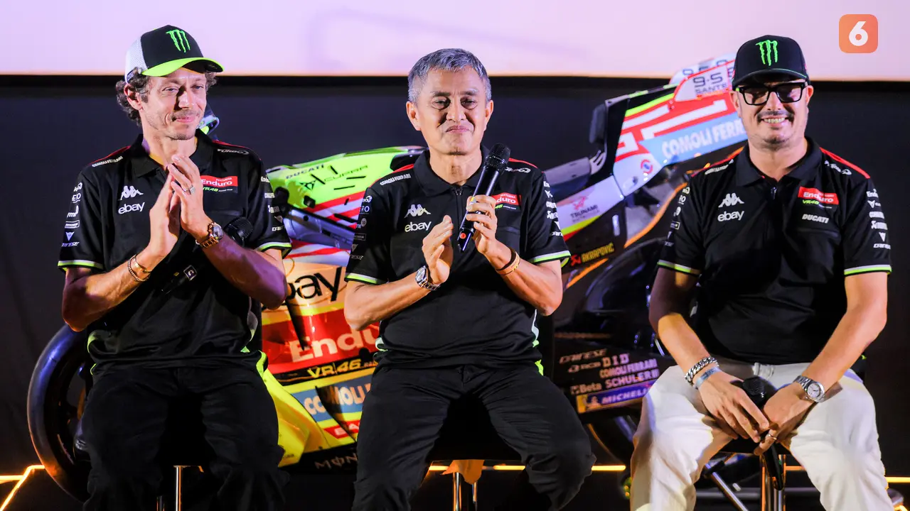 Foto: Dihadiri Langsung Valentino Rossi, Pertamina Enduro VR46 Rilis Livery Spesial untuk MotoGP Mandalika 2025