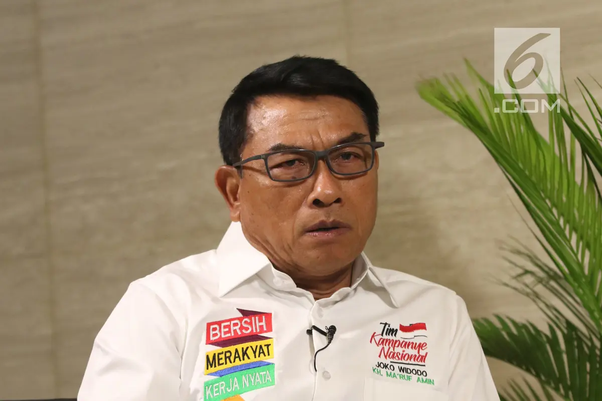 Wakil Ketua Tim Kampanye Nasional (TKN) Jokowi-Ma'ruf, Moeldoko