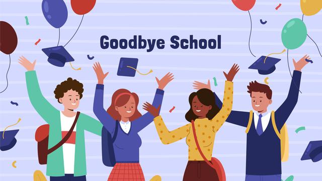 Ilustrasi perpisahan sekolah