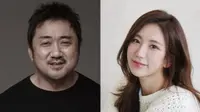Ma Dong Seok dan Ye Jung Hwa mengumumkan hubungannya ke publik pada 2016 lalu. Siapa yang menyangka jika pasangan ini beda usia 17 tahun. (Foto: allkpop.com)