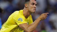 Bintang Al Nassr, Cristiano Ronaldo saat menjadi juara Liga Champions Arab 2023. (AFP)
