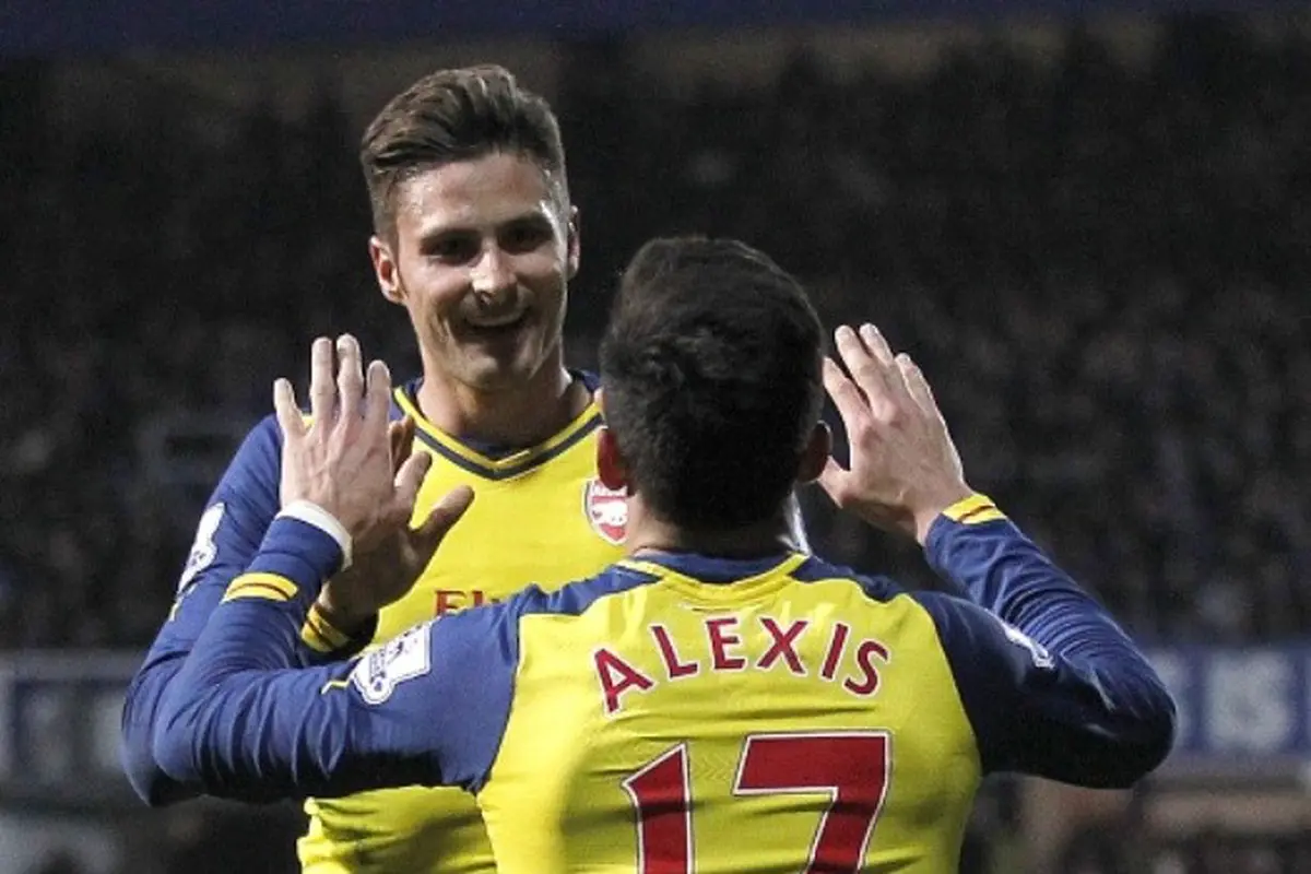 Olivier Giroud dan Alexis Sanchez