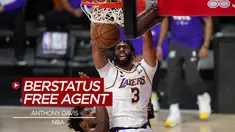Berita video 10 nama pebasket NBA yang berstatus bebas transfer, salah satunya Anthony Davis
