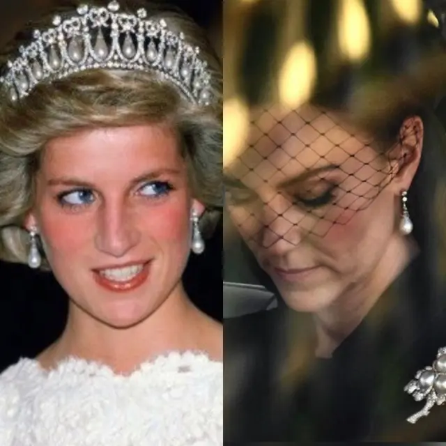 Makna bros di pakaian  Kate Middleton miliki Ratu Elizabeth II, credit: @princesscatherinexwales