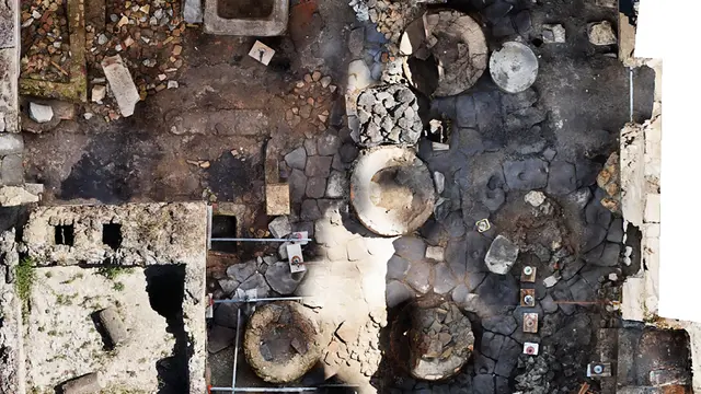 Para Arkeolog Temukan Penjara Toko Roti di Kota Pompeii