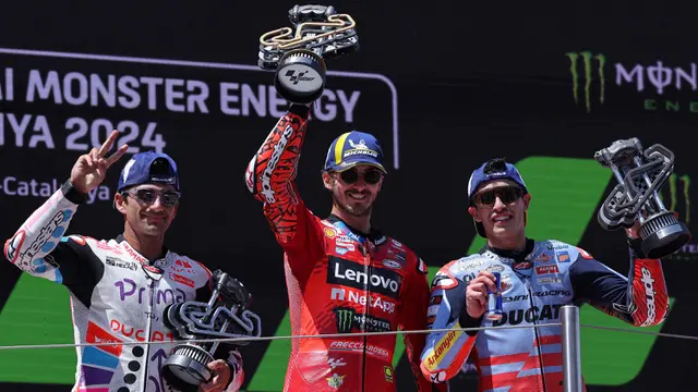 Francesco Bagnaia Tampil Tercepat pada Balapan MotoGP Catalunya 2024
