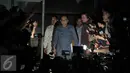 Ketua Badan Legislasi DPRD DKI Jakarta, M Taufik usai diperiksa KPK, Jakarta, Senin (11/4) Taufik diperiksa sebagai saksi terkait dugaan penerimaan hadiah atau janji terkait pembahasan Raperda tentang Reklamasi. (Liputan6.com/Helmi Afandi)