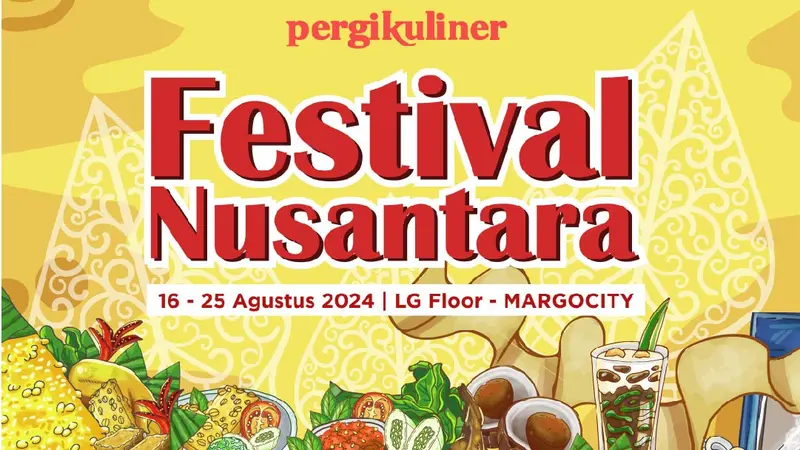 PergiKuliner Festival Nusantara Rayakan HUT RI ke-79 dengan Gelaran Pertama di Margocity Depok