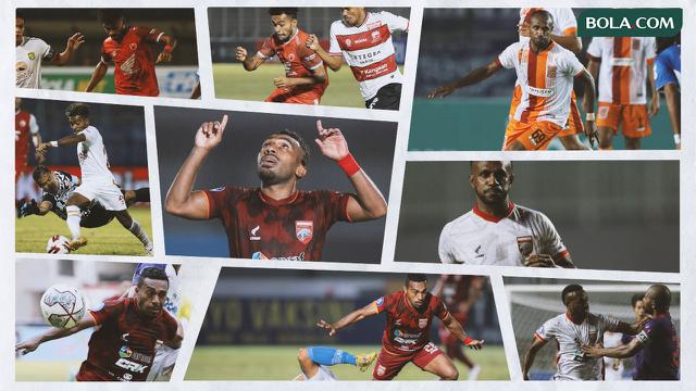 Kolase - Yakob Sayuri PSM Makassar, Terens Puhiri Borneo FC, Boaz Solossa Borneo FC