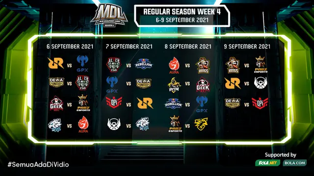 Jadwal dan Live Streaming MDL Indonesia Season 4 di Vidio Pekan Keempat, 6-9 September 2021
