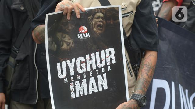 Massa Aksi Bela Muslim Uighur