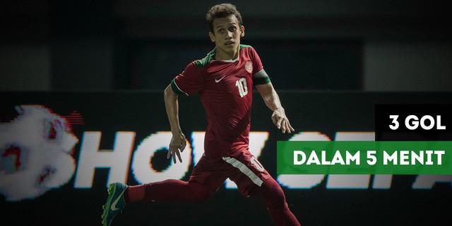 VIDEO: Timnas Indonesia U-19 cetak 3 Gol dalam 15 menit