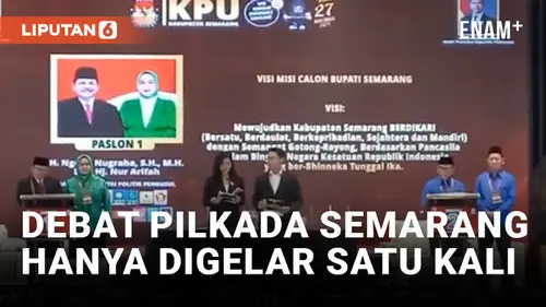 VIDEO: KPU Kabupaten Semarang Hanya Satu Kali Gelar Debat Pilkada