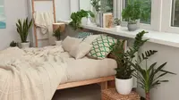 Ilustrasi tanaman di dalam kamar tidur. (c) NewAfrica/Depositphotos.com