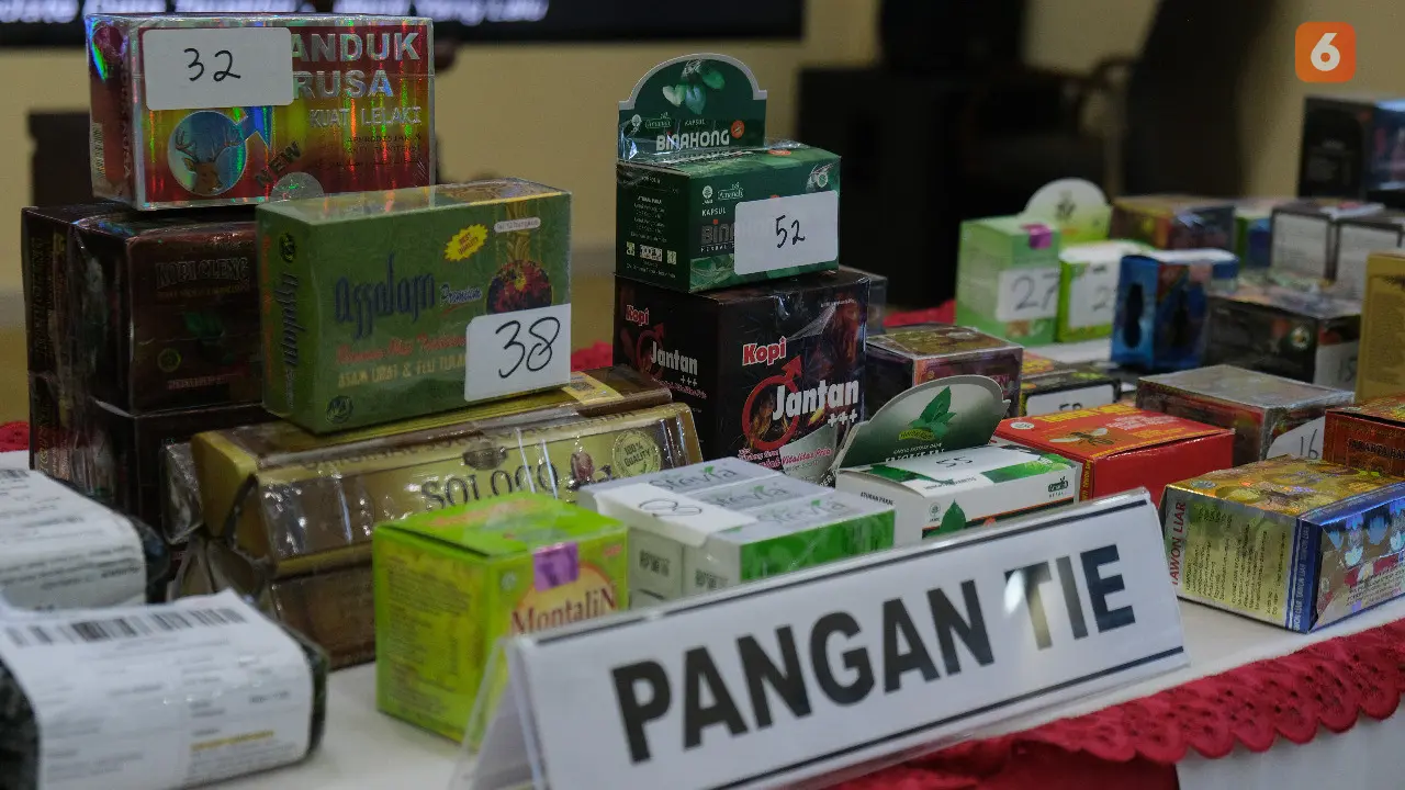 Barang sitaan BPOM