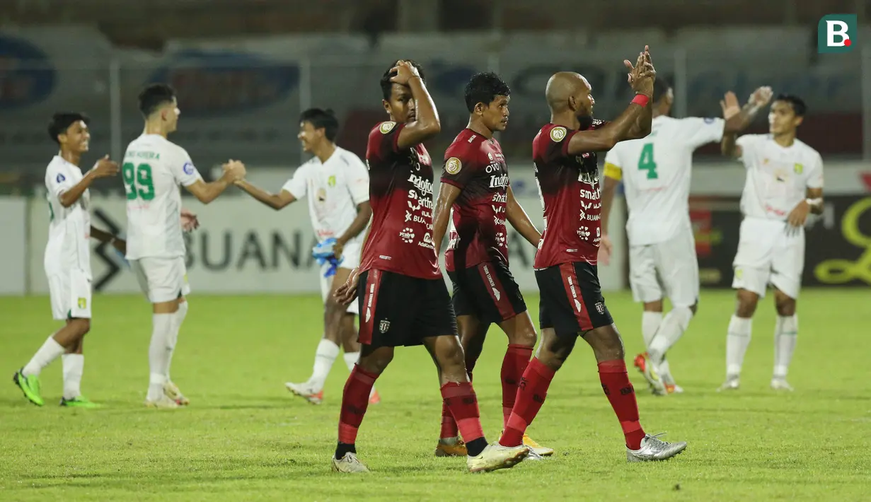 Momen Bali United saat memastikan dirinya sebagai juara di BRI Liga 1 2021/2022 ternodai dengan kekalahan telak. (Bola.com/M Iqbal Ichsan)