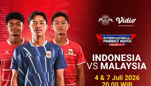Live Streaming Timnas Indonesia U-17: Duel Persahabatan Kontra Malaysia U-17 di Vidio