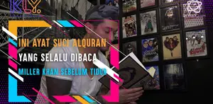 Alasan Miller Khan suka membaca ayat kursi.