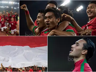 Berikut ini lima momen menarik Timnas Indonesia saat mengalahkan Filipina 3-0 pada laga Grup B SEA Games 2017 Malaysia. (Bola.com/Vitalis Yogi Trisna)