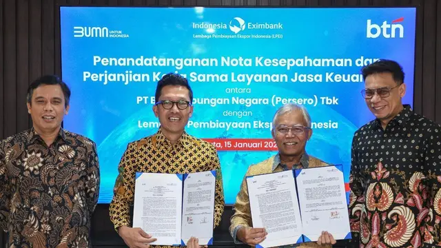 Sinergi BTN dan LPEI Genjot Pertumbuhan Ekspor Indonesia