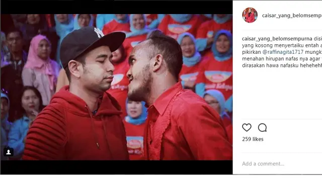 Raffi Ahmad (Foto: Instagram/@caisar_yang_belomsempurna)