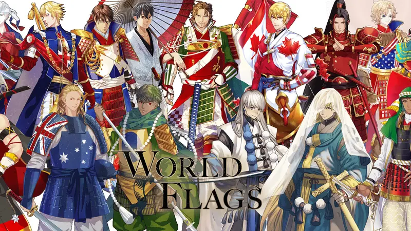 World Flag Anime