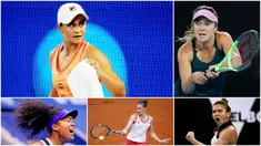 Berikut tujuh petenis putri unggulan dunia yang ikut memanaskan persaingan di Australia Terbuka 2021. (Foto Kolase AP dan AFP)